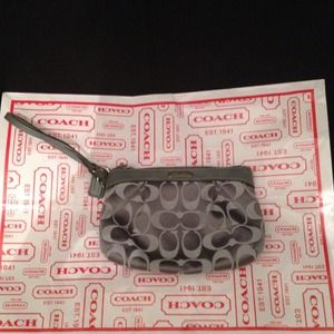 Gray Coach Wallet Purse