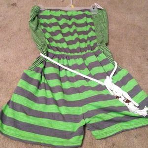 Strip dress