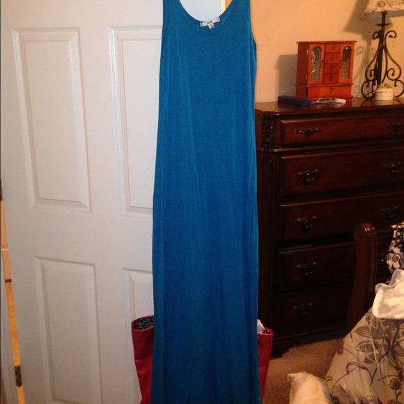 Papaya maxi dress
