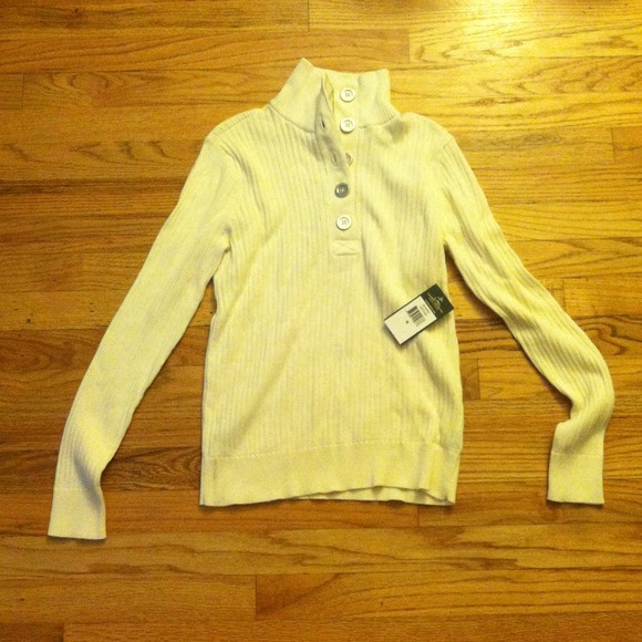 SOLD! Cream Lauren Ralph Lauren Sweater
