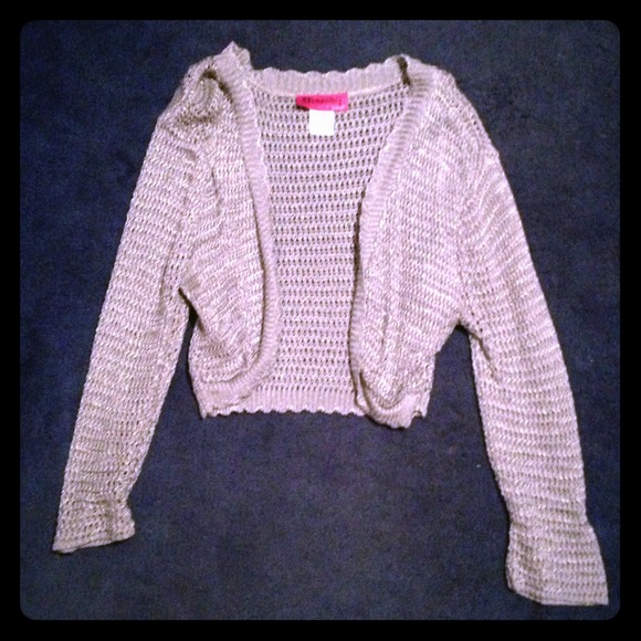crop knit coverup