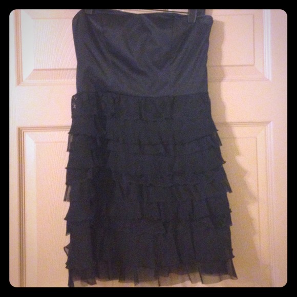 Express black cocktail dress