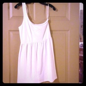 White one shoulder Zara Dress