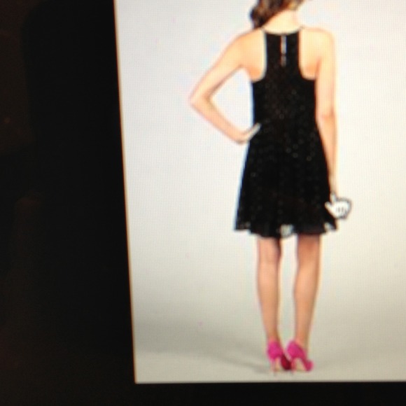 HOST PICK Ella Moss Lucie Dot Dress in black - Picture 2 of 3