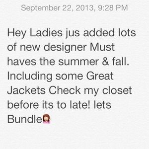 Designer clothes & shoes