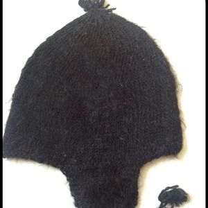 Black Hat w/Ear Flaps