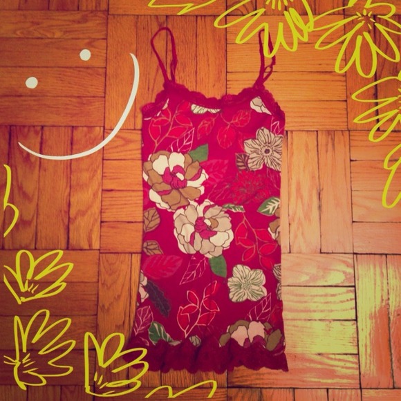 ⛔Sold bundle AE floral printed spaghetti straps!