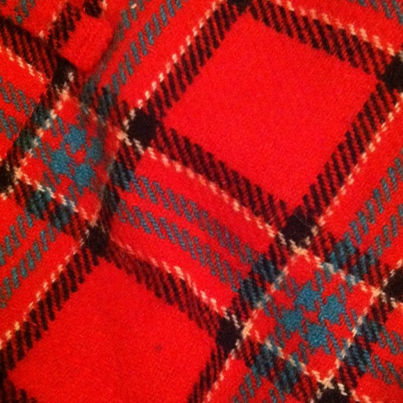 Plaid Wool Shorts - Picture 2 of 2