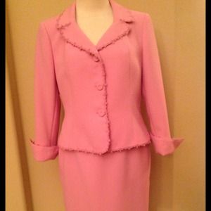 Pink 2 piece suit.    Price reduced