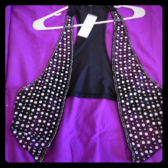 Studded vest from buckle