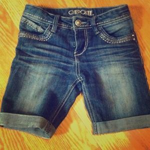 Little girl denim shorts size 5