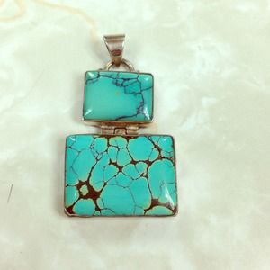 Turquoise pendant-- REDUCED