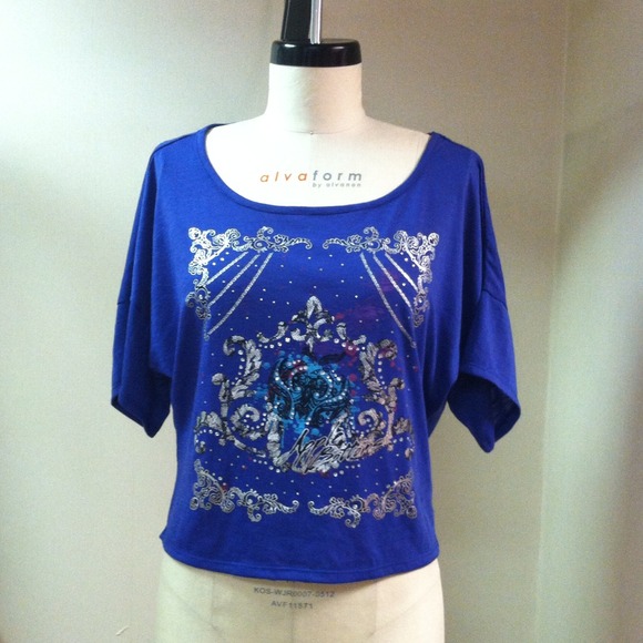 Open back top - purple!