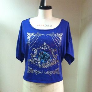 Open back top - purple!