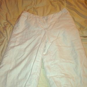 Goucho-style White pants