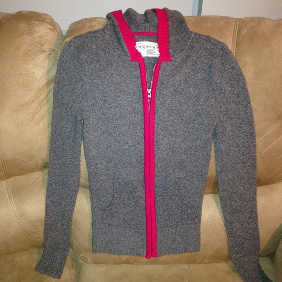 aeropostale zip up sweater