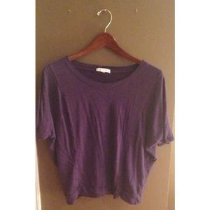 Plum Oversized Top
