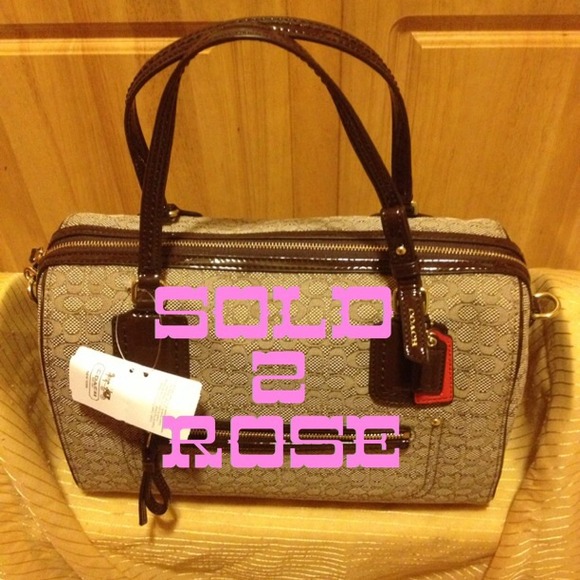 Coach pop signature Oxford satchel PRICE DROP