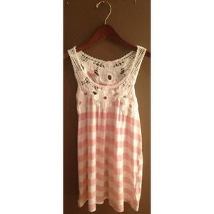 Striped Detailed Tank Top