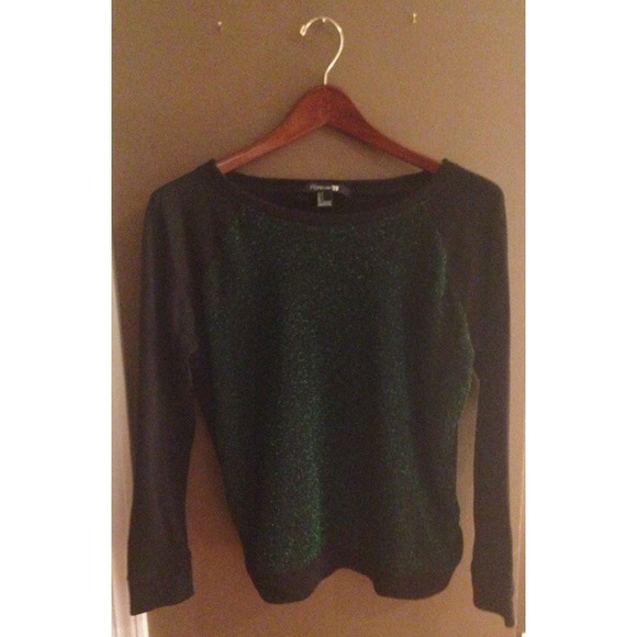 Green Sparkled Sweater