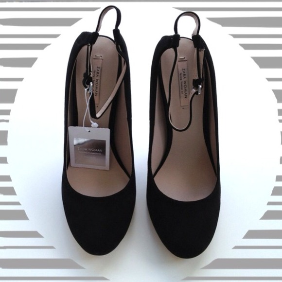 ❌SOLD in Bundle ZARA Ankle Strap Court Heels.