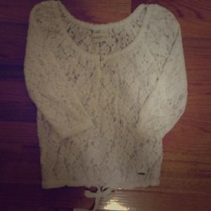 White lace top