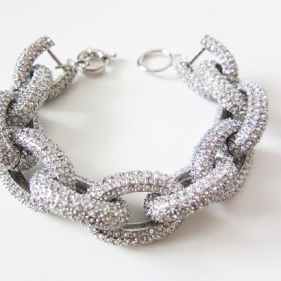 Jewelry - 3 Pave Link Bracelets