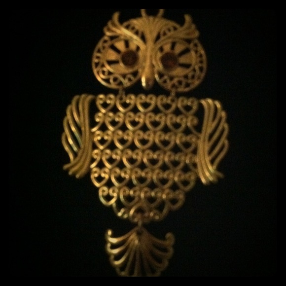 Vintage Looking Owl Necklace