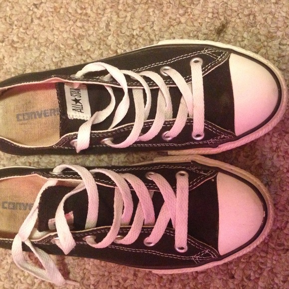 Sold!!Black and white chucks. - Picture 3 of 4
