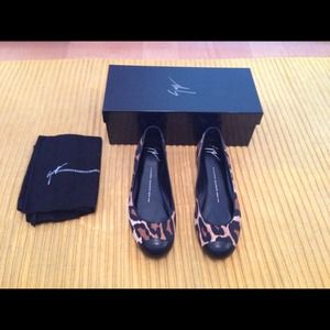 Giuseppe Zanotti Leopard Flats