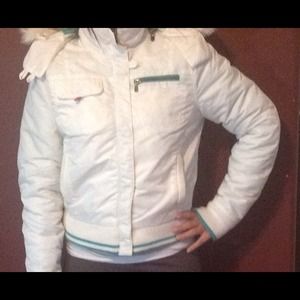 Roxy Bright White Ski Jacket. So cute!