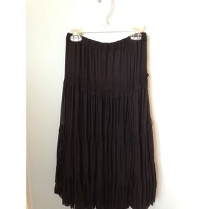 BUNDLE: black skirt, reversible jacket, & tank top