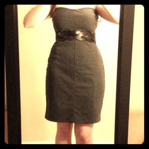 Cute Strapless Dress with Matching Belt