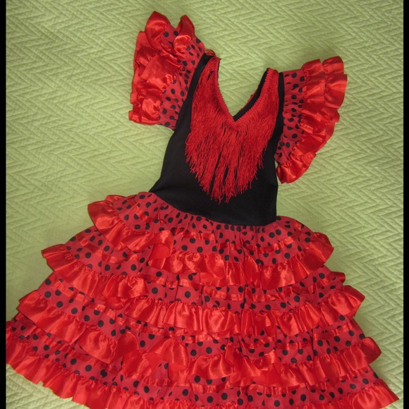 SOLD!!! Flamenco dancer costume sz 3. - Picture 2 of 4