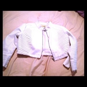 White leather jacket *reserved*