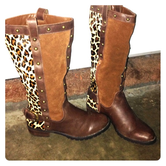 Steve Madden cheetah print boots 🐯👢