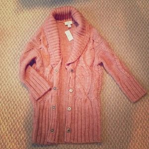 Oversized 3/4 sleeve button sweater💕SOLD💕