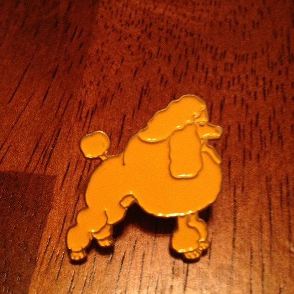 Poodle Pin