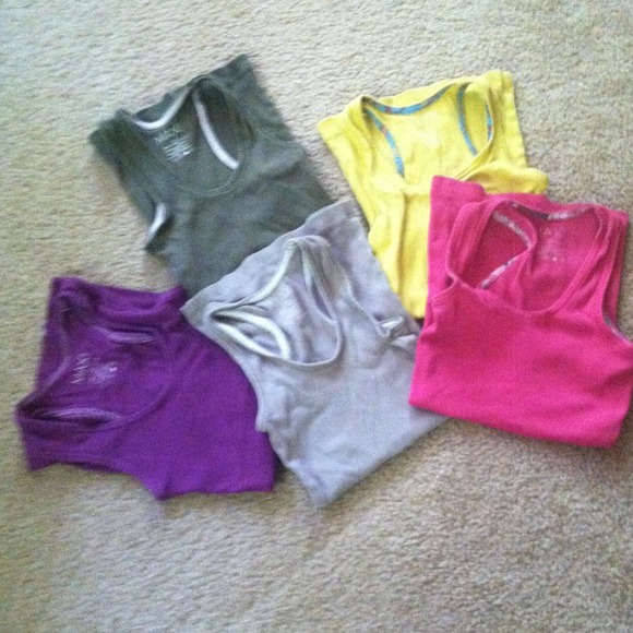 Bundle sale of 5 MAX Rave tank tops