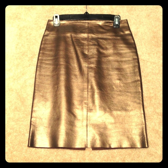 D&G leather skirt