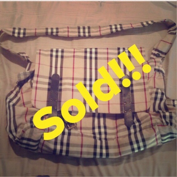 Sold!!!!Burberry Diaper Bag