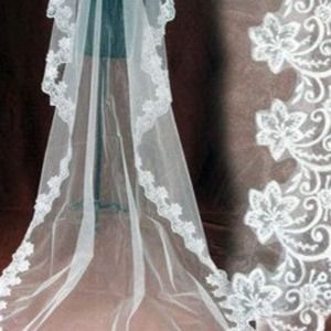 Ivory Mantilla Wedding Veil