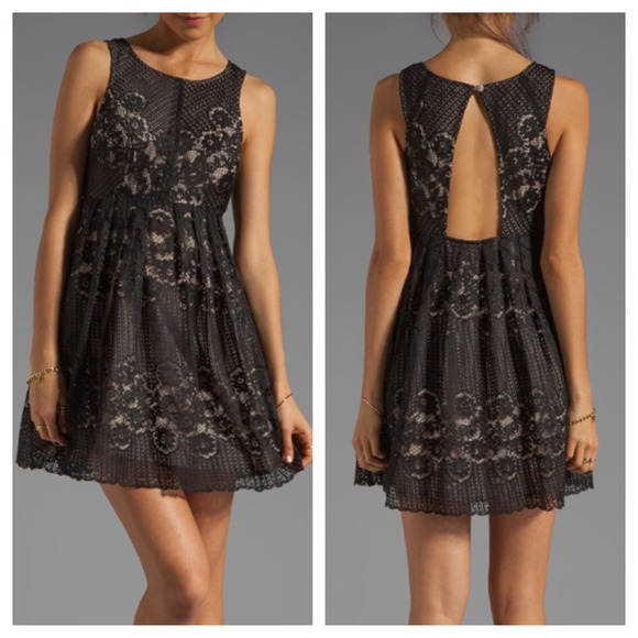 Free People Dresses & Skirts - Free People black lace dress