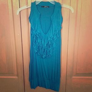 Elegant Ruffled V-neck Tank