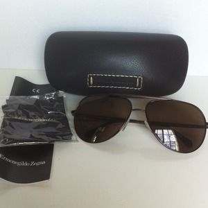 Zegna Aviator Sunglasses