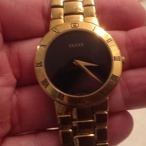 mens gold gucci