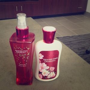 Japenese cherry blossom lotion and spray