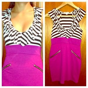 Short V-Neck Dress.