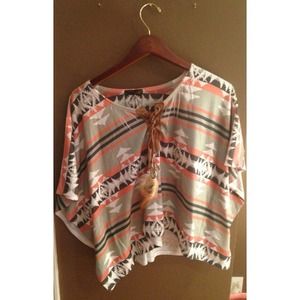 Aztec Butterfly Top