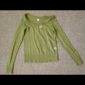 Light olive green Aerie sweater NWT
